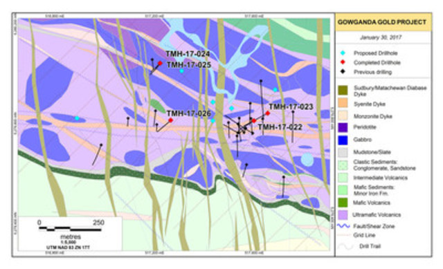 Transition and Aldershot Commence Drilling on the Gowganda Gold Project