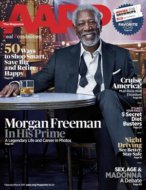 Actor Morgan Freeman Receives AARP's Movies For Grownups® Career Achievement Award