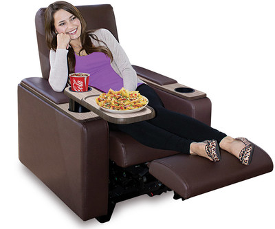 Luxury Electric Recliner Seating (PRNewsFoto/Cinergy Entertainment Group...)
