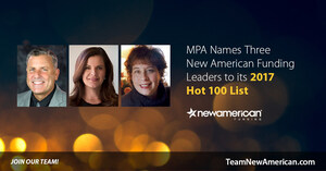 MPA Names Three New American Funding Leaders to Its 2017 Hot 100 List
