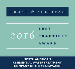 Frost &amp; Sullivan Names Aquasana, Inc. North American Company of the Year for Residential Water Treatment