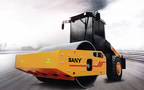 SANY intros 20-ton, 22-ton hydraulic single-drum rollers: only 3 seconds to start oscillation