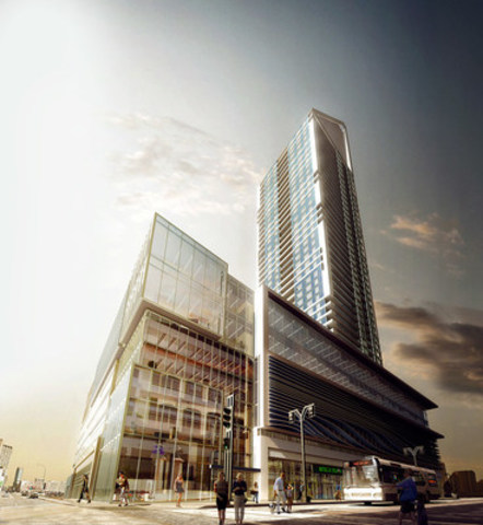 SkyCity Centre tower planned for downtown Winnipeg (CNW Group/Fortress Real Developments)