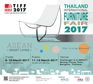 Experience the Most Fascinating and Latest Innovative Ideas in Furniture Design at the Thailand International Furniture Fair 2017