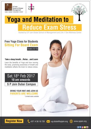 S P Jain to Host Exclusive Yoga &amp; Meditation Session to Help Students Reduce Exam Stress