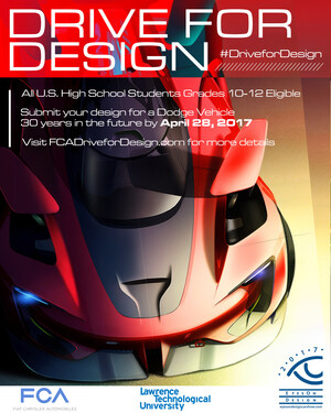 FCA US Product Design Office Kicks Off Fifth Annual 2017 'Drive for Design' Contest