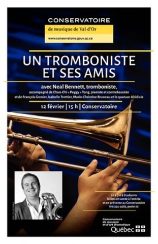 Un Tromboniste et ses amis : Neal Bennett orchestre tout un concert!