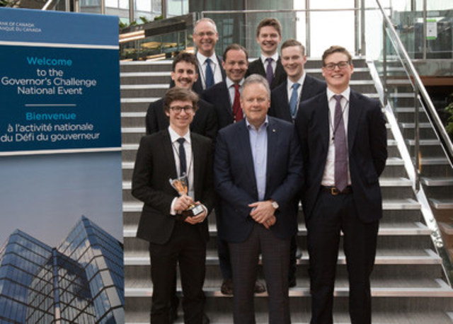 Bank of Canada announces winners of the second edition of The Governor's Challenge