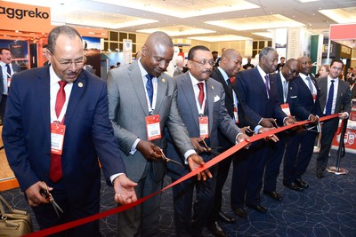 Ministers of Energy officially open the exhibition in London at the Africa Energy Forum in 2016 (PRNewsFoto/EnergyNet)