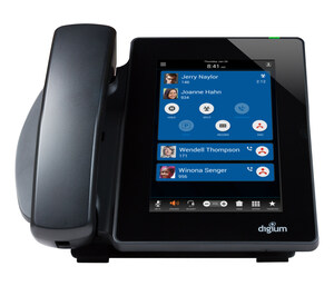 Digium presenta el primer teléfono IP con pantalla táctil HD de coste contenido para negocios