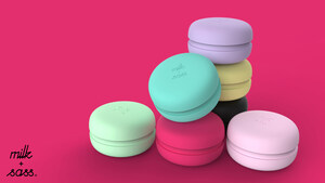 Milk+Sass® Releases the Crème de la Crème of Detangling Brushes with Macaron for Hair™