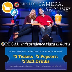 Regal Entertainment Group Announces Grand Opening Festivities for Regal Independence Plaza 12 &amp; RPX