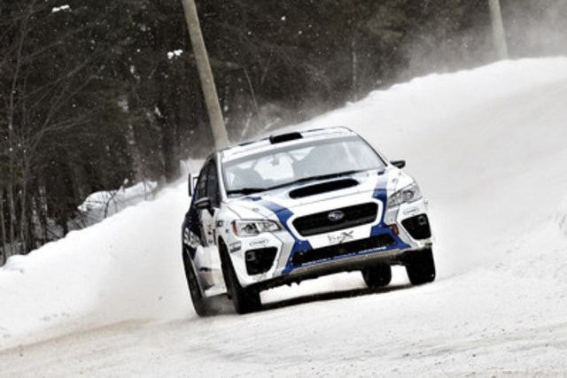Subaru place la barre haut au Rallye Perce-Neige