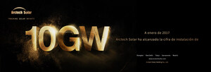 Capacidad instalada acumulada de Arctech Solar llega a 10GW