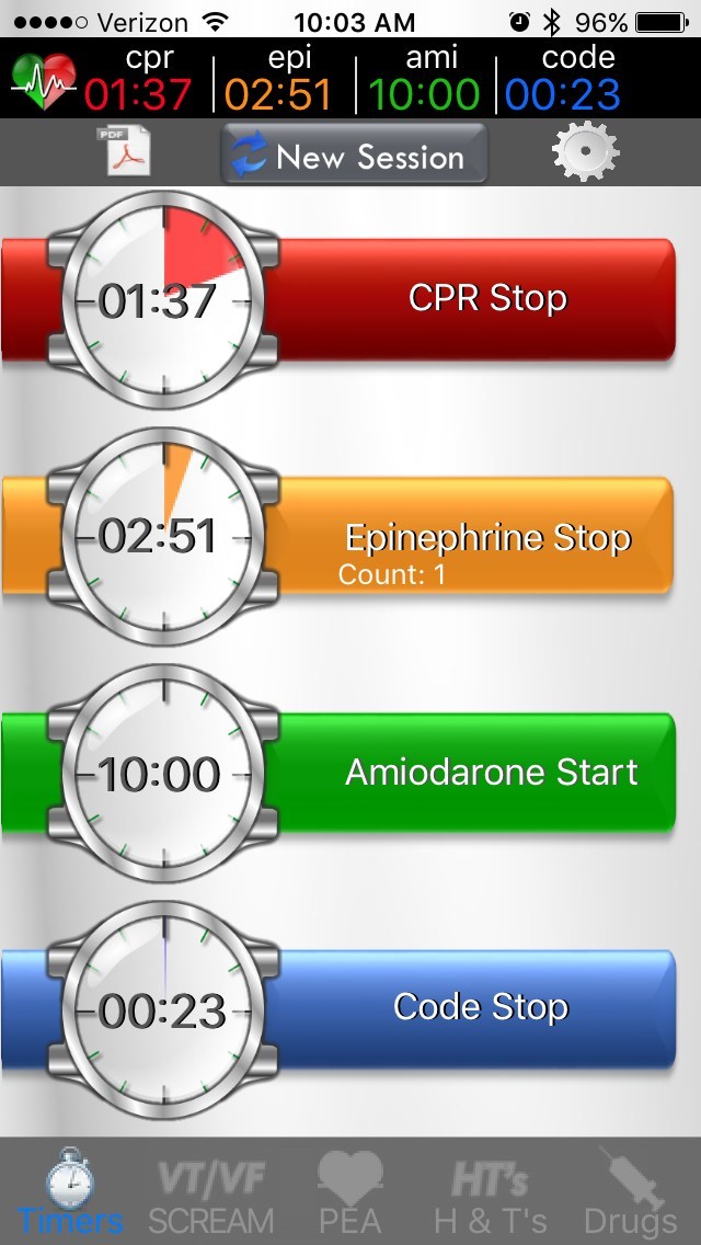CARMA is an app that uses ACLS protocols, countdown timers, event logging and reporting to standardize, remind and organize users through a CPR event. Identical Experience CARMA has the same features and functionality-no matter what mobile platform you prefer to use.