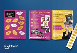 Blue Latitude Health Work With Rays of Sunshine to Create the #Kisses4Wishes Brand Identity and Cover Wrap for Time Out London