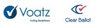 Voatz and Clear Ballot Announce Partnership to Explore Blockchain Technology for Remote Voting