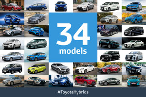 Toyota Global Hybrids Sales Surpass 10 Million