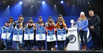 "Longines Future Ski Champions 2017" Bib draw ceremony - copyright Zoom Agency Longines (PRNewsFoto/LONGINES)
