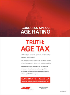 AARP Launches Campaign Urging Opposition to "Age Tax"