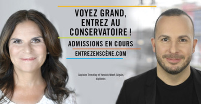 Il est encore temps de voir grand! - Admissions en cours au Conservatoire