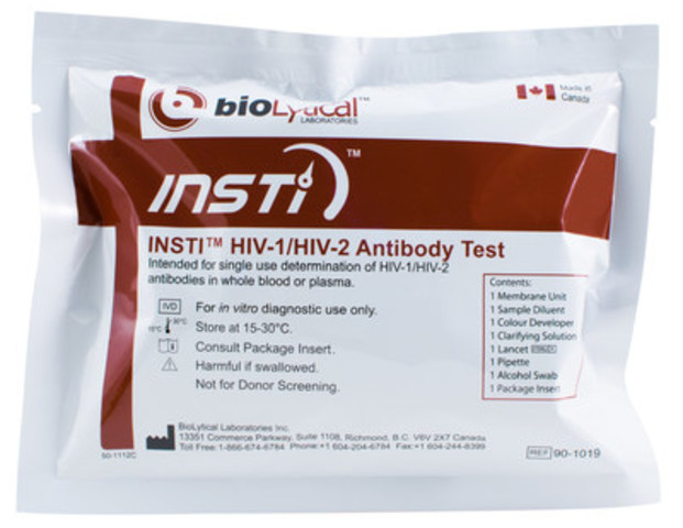 BioLytical Receives Innovative Technology Contract from Vizient for Rapid HIV Test