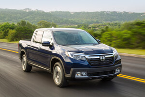 2017 Honda Ridgeline Tops Pickup Trucks in Safety by Earning 5-Star Overall Vehicle Rating from NHTSA