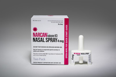 NARCAN(R) (naloxone HCI) NASAL SPRAY (PRNewsFoto/Adapt Pharma)