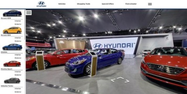 Visite virtuelle des véhicules Hyundai au Salon international de l'auto du Canada
