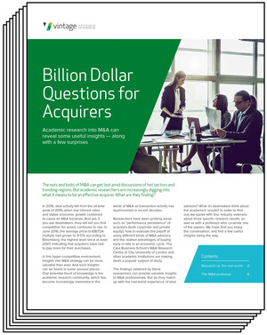 IPOs &amp; Transactions Week in Review: Feb 13 - 17 / plus "Billion Dollar Questions" M&amp;A whitepaper