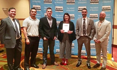 LINE-X - a global leader in powerful protective coatings, renowned spray-on bedliners and first-rate truck accessories - announced that one of the company's corporate-owned stores was the recipient of the 2016 Business of the Year award by the Mesquite Texas Chamber of Commerce.