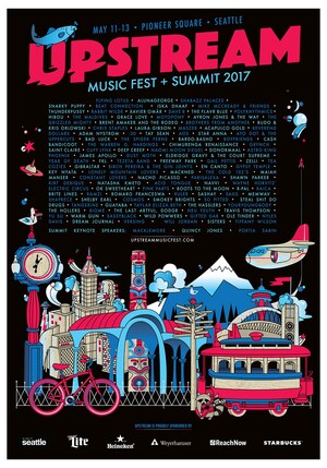 Inaugural Upstream Music Fest + Summit Announces First Round of Lineup