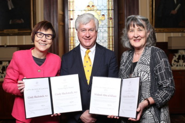 Two exceptional human rights defenders honoured by Law Society