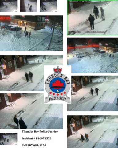 Limbrick Street Complex Nov 22 2016.  Do you know these people? (CNW Group/Thunder Bay Police Service)