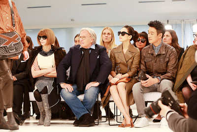 Tong Dawei visited show with Zhang Ziyi, Diego Della Valle and Anna Wintour