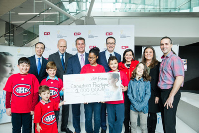 Canadian Pacific makes a $1 million gift to fund stem cell research at the CHU Sainte-Justine - New hope for children suffering from heart defects