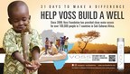 VOSS Water of Norway Announces the Return of the 31 Days to Make a Difference Program