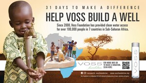 VOSS Water of Norway Announces the Return of the 31 Days to Make a Difference Program