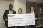 Chicago Bears Running Back Jordan Howard Presents $10,000 Check to Pulmonary Fibrosis Foundation in Memory of His Father