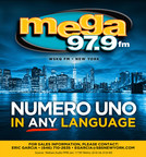 La estación de radio hispana WSKQ-FM Mega 97.9FM se clasifica como la número uno en Nueva York, en todos los formatos e idiomas