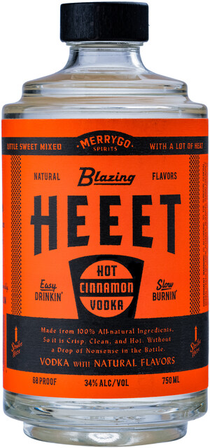 MerryGo Spirits and Foundations Marketing Group Announce the Launch of Blazing HEEET Cinnamon Vodka