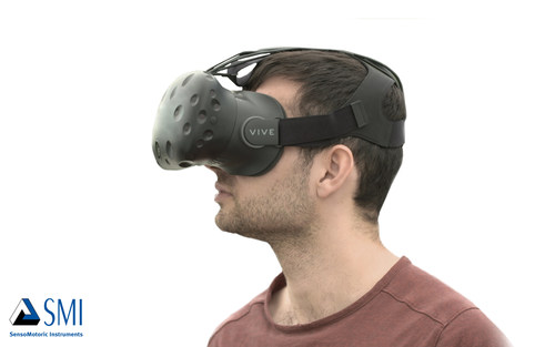 Valve and SMI showcase eye tracking on the OpenVR platform with the HTC Vive (PRNewsFoto/SensoMotoric Instruments GmbH)