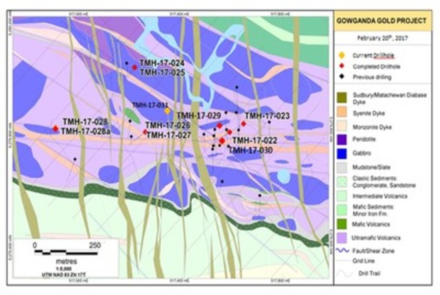 Transition and Aldershot Report Initial Assay Results from Drilling at Gowganda