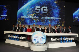 AT&amp;T, China Mobile, NTT DOCOMO, Vodafone Jointly Declare a Statement at Global 5G Test Summit for a Unified Standard, Unified Ecosystem