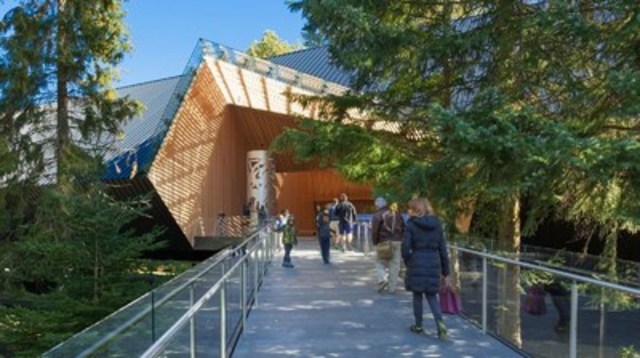 Winner: Institutional Wood Design: Large: Patkau Architects, represented by: Patricia and John Patkau, Vancouver, B.C. – Audain Art Museum, Whistler, B.C. (CNW Group/Canadian Wood Council for Wood WORKS! BC)