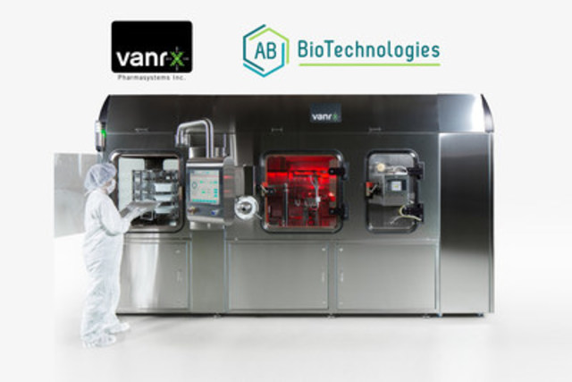 AB BioTechnologies selects Vanrx Pharmasystems aseptic filling and lyophilizer loading workcells