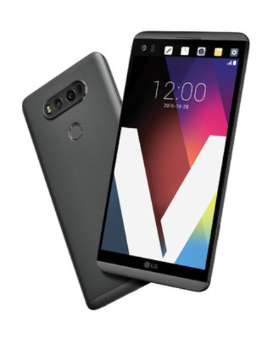 LGs popular V20 smartphone coming to Bell, FIDO and Rogers (CNW Group/LG Electronics Canada)