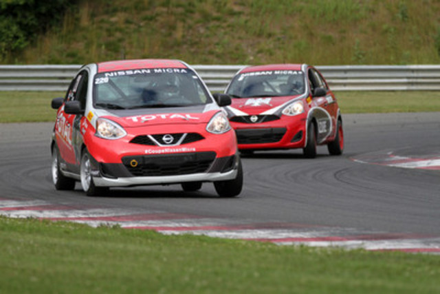 Today at the Quebec City International Auto Show, Nissan announced the 2017 race calendar for the Nissan Micra Cup's third season. (CNW Group/Nissan Canada Inc.)