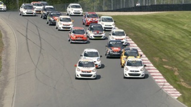 Today at the Quebec City International Auto Show, Nissan announced the 2017 race calendar for the Nissan Micra Cup's third season. (CNW Group/Nissan Canada Inc.)