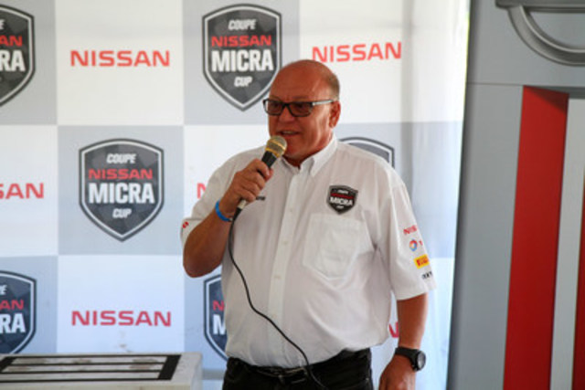 Jacques Deshaies, organizer and promoter of the Nissan Micra Cup (CNW Group/Nissan Canada Inc.)